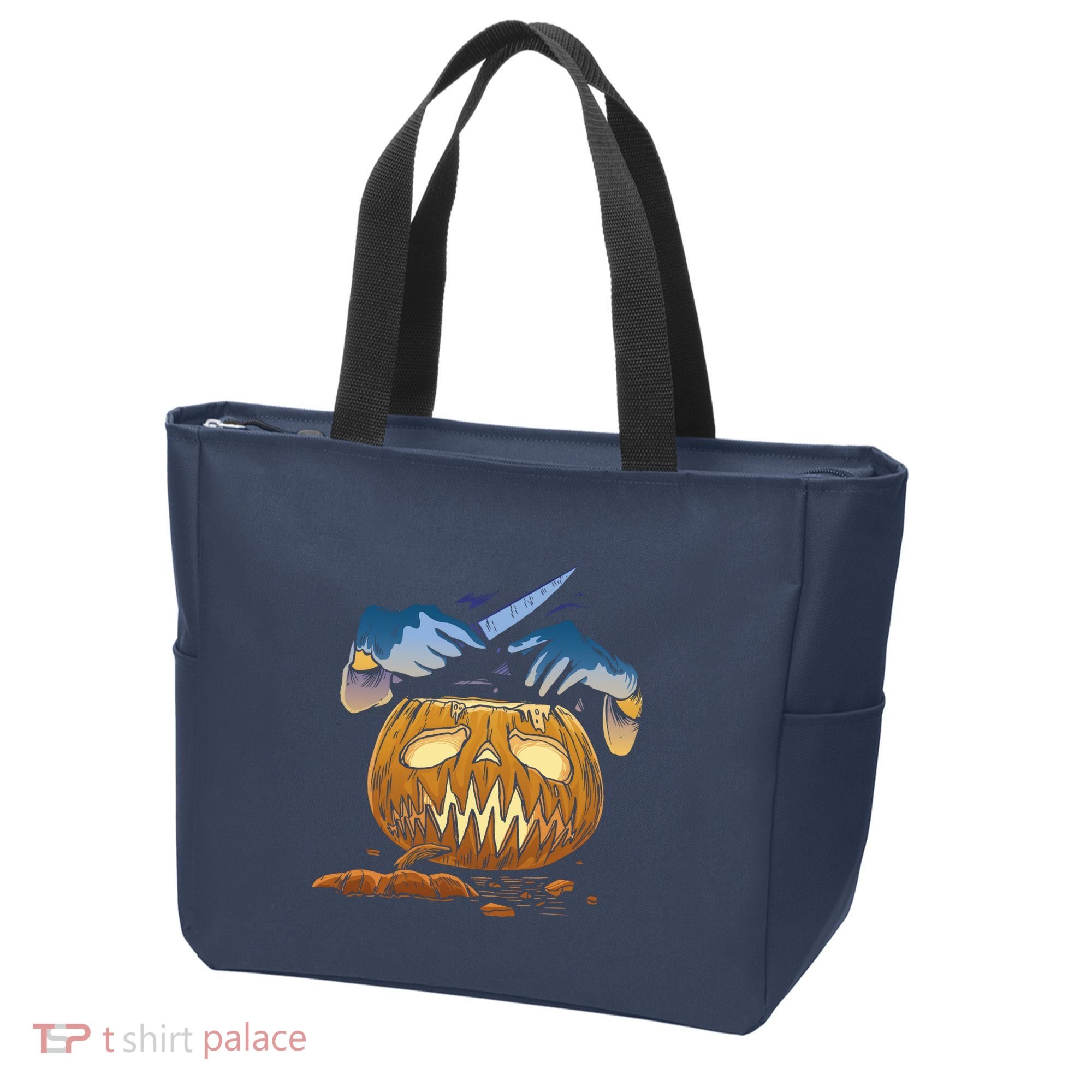 Pumpkin Carving Tote Bag