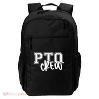 Pto Crew Parent Teacher Organization Backpack thumb 0