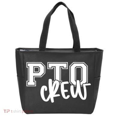 Pto Crew Parent Teacher Organization Tote Bag