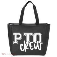 Pto Crew Parent Teacher Organization Tote Bag thumb 0
