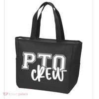 Pto Crew Parent Teacher Organization Tote Bag thumb 3