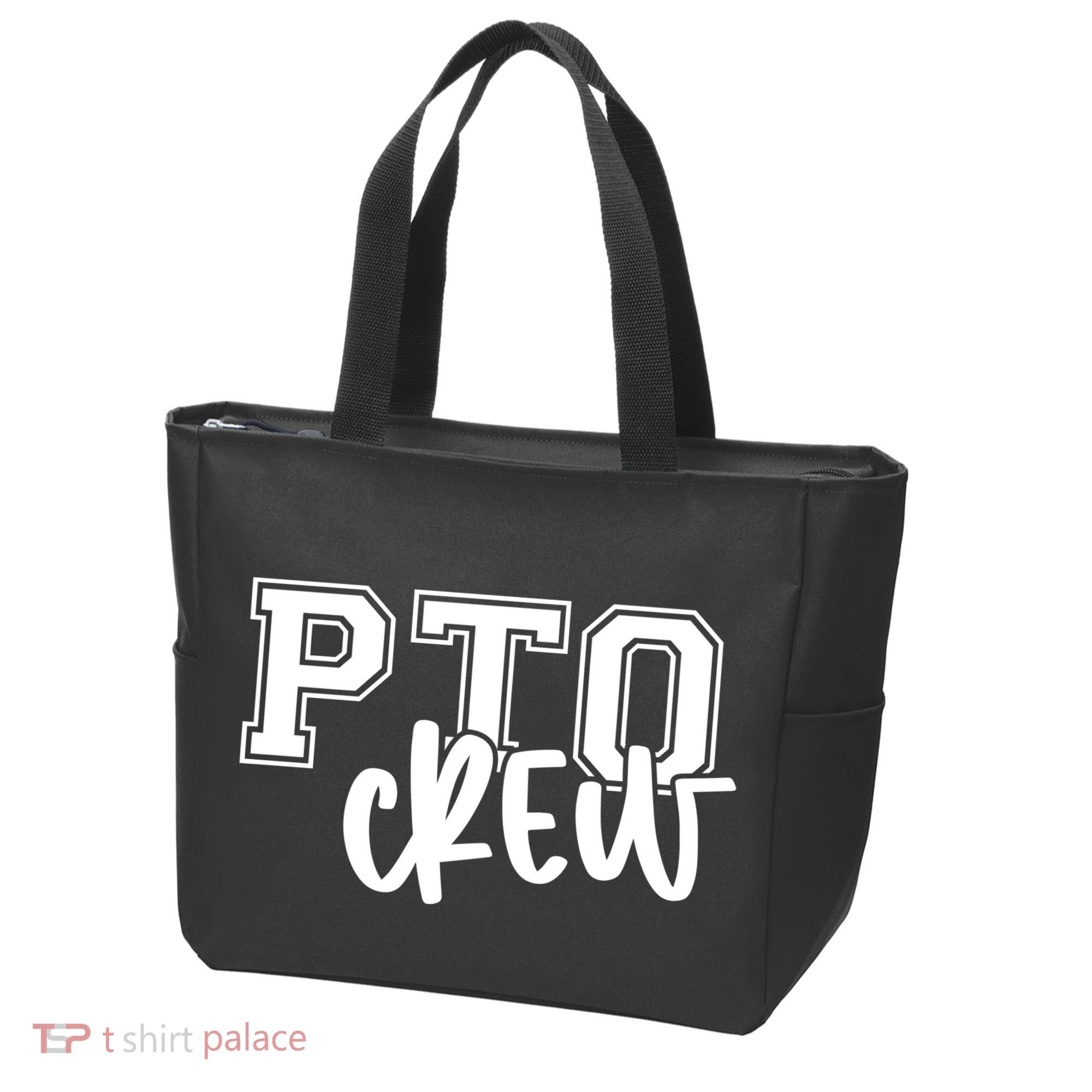 Pto Crew Parent Teacher Organization Tote Bag