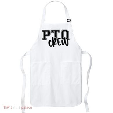 Pto Crew Parent Teacher Organization Apron