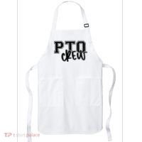 Pto Crew Parent Teacher Organization Apron thumb 0