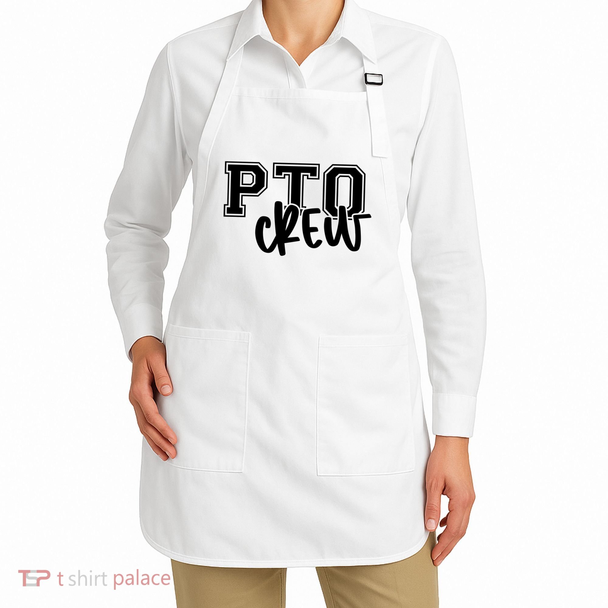 Pto Crew Parent Teacher Organization Apron