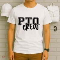 Pto Crew Parent Teacher Organization T-Shirt thumb 6
