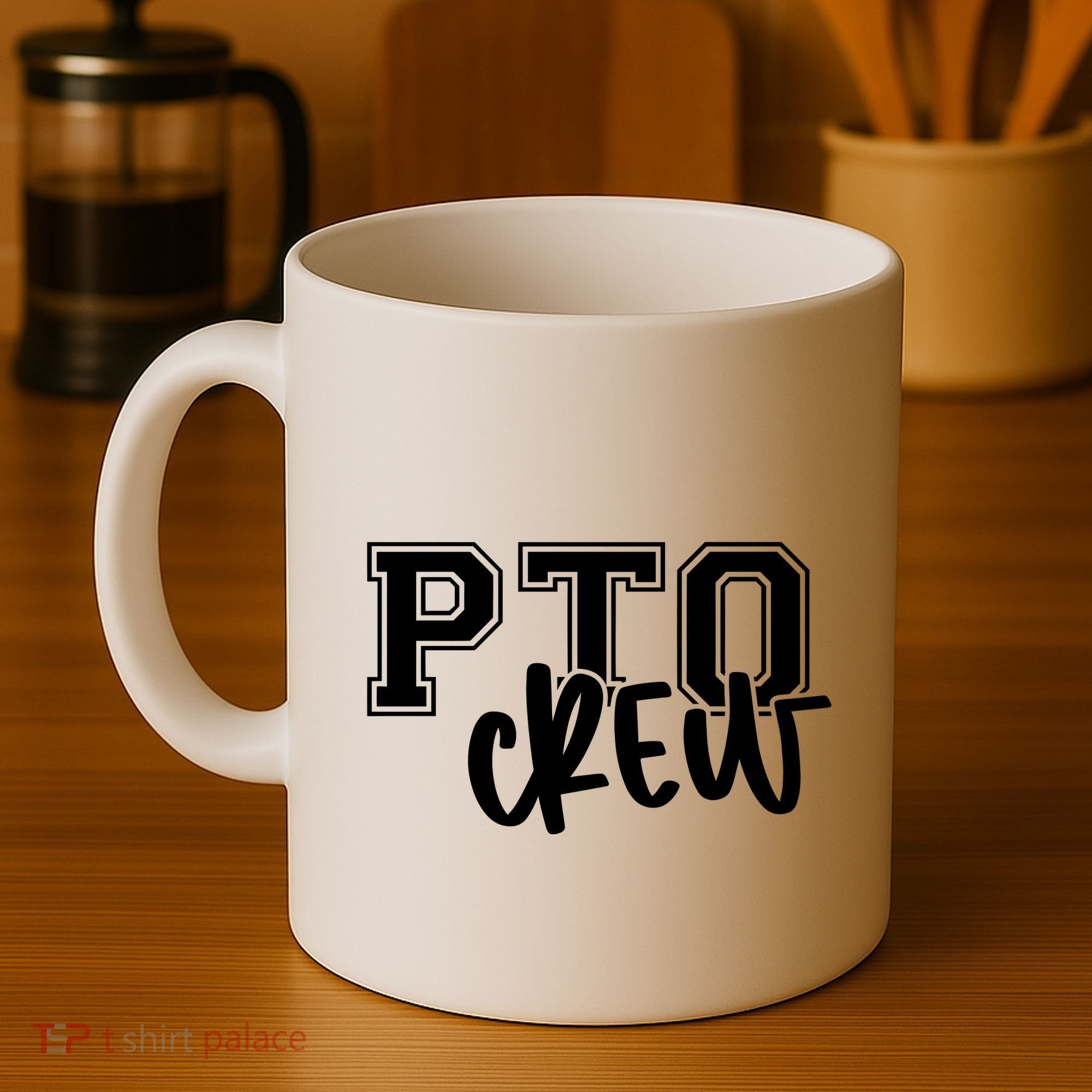 Pto Crew Parent Teacher Organization Coffee Mug