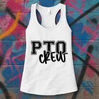 Pto Crew Parent Teacher Organization Women's Tank Top thumb 3