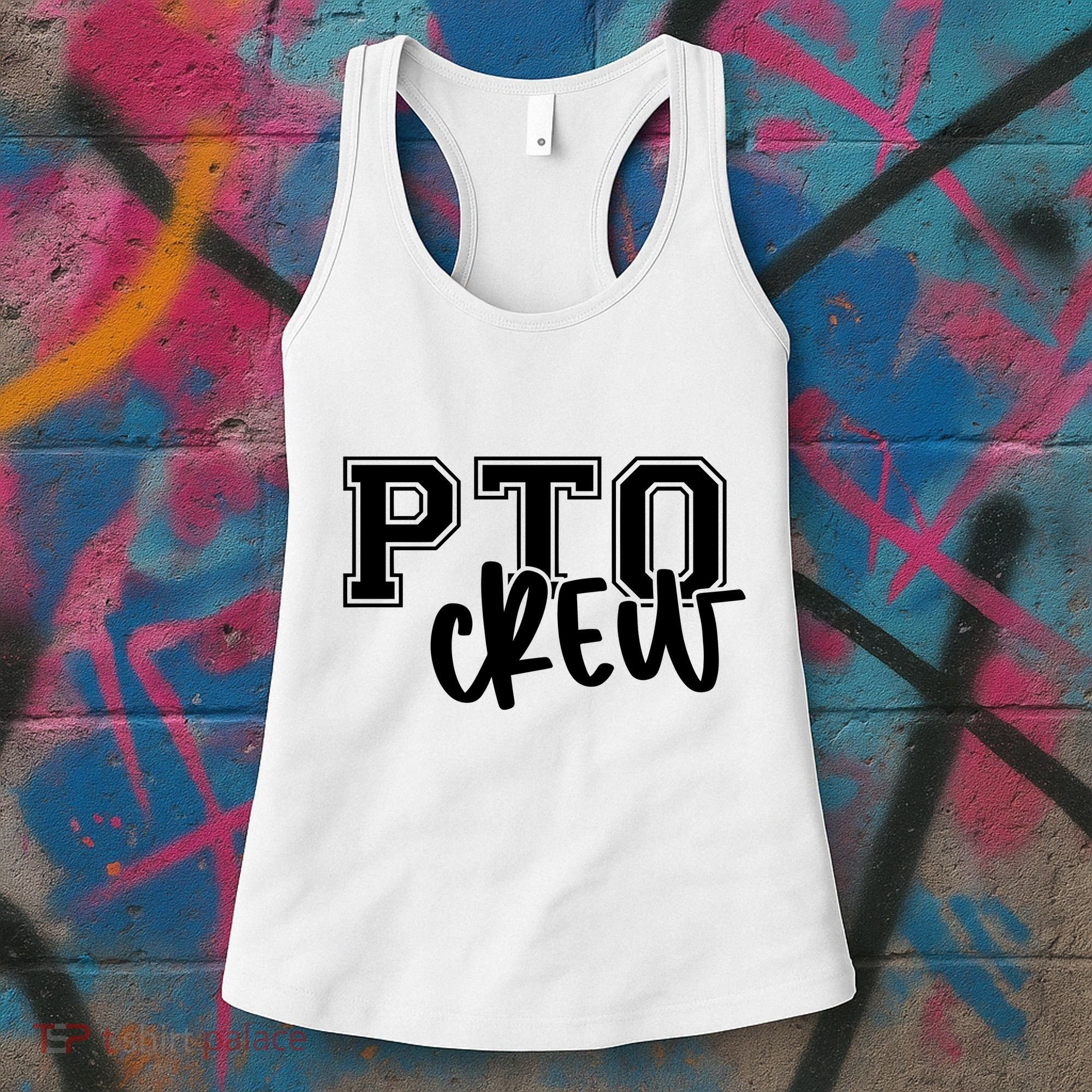 Pto Crew Parent Teacher Organization Women's Tank Top