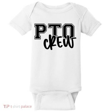 Pto Crew Parent Teacher Organization Baby Bodysuit