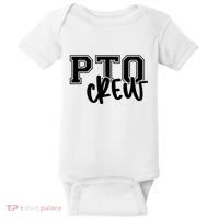 Pto Crew Parent Teacher Organization Baby Bodysuit thumb 0