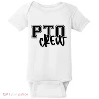 Pto Crew Parent Teacher Organization Baby Bodysuit thumb 0