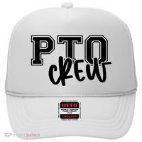 Pto Crew Parent Teacher Organization Hat thumb 0