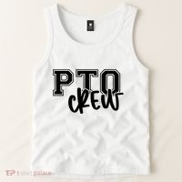 Pto Crew Parent Teacher Organization Tank Top thumb 2