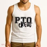 Pto Crew Parent Teacher Organization Tank Top thumb 3