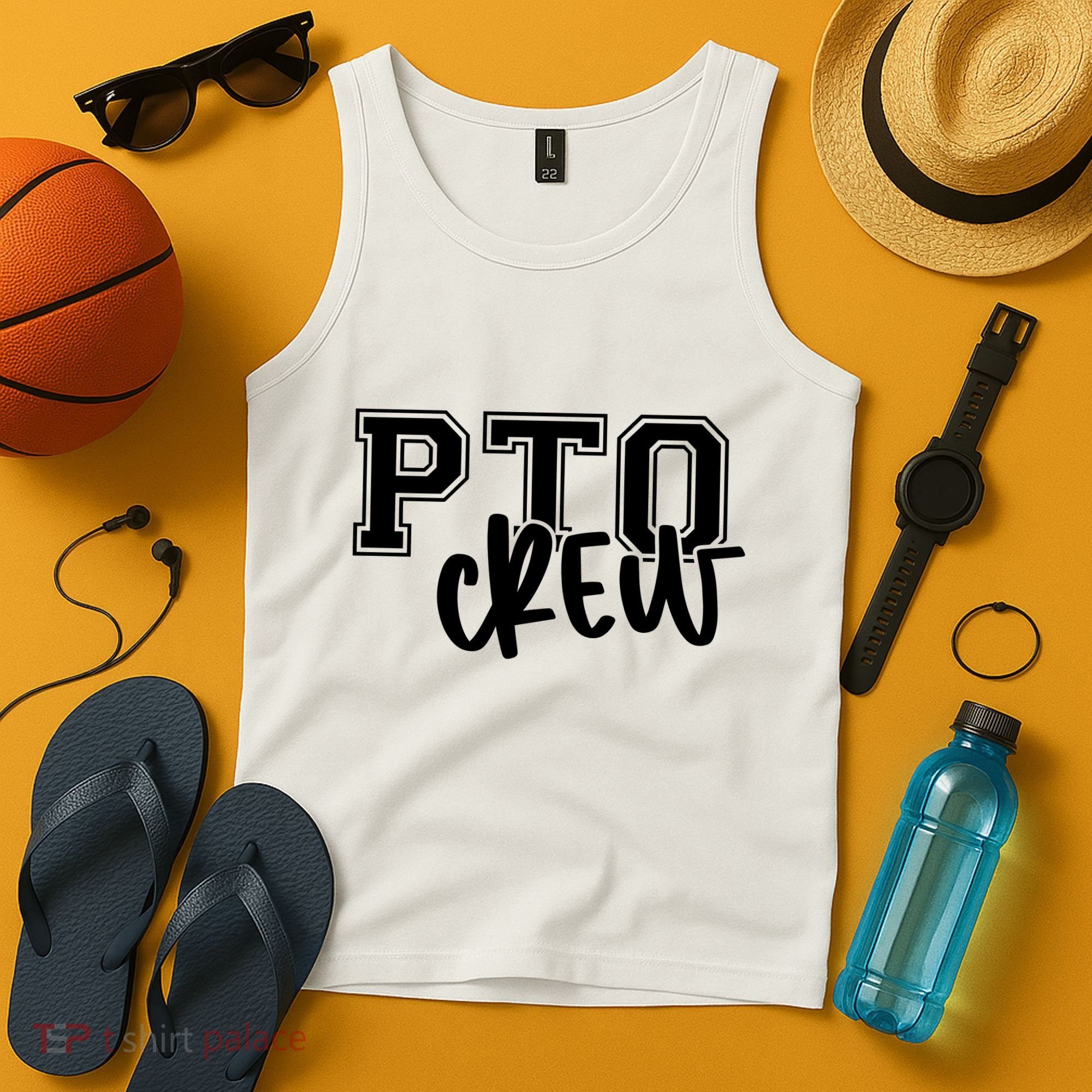 Pto Crew Parent Teacher Organization Tank Top