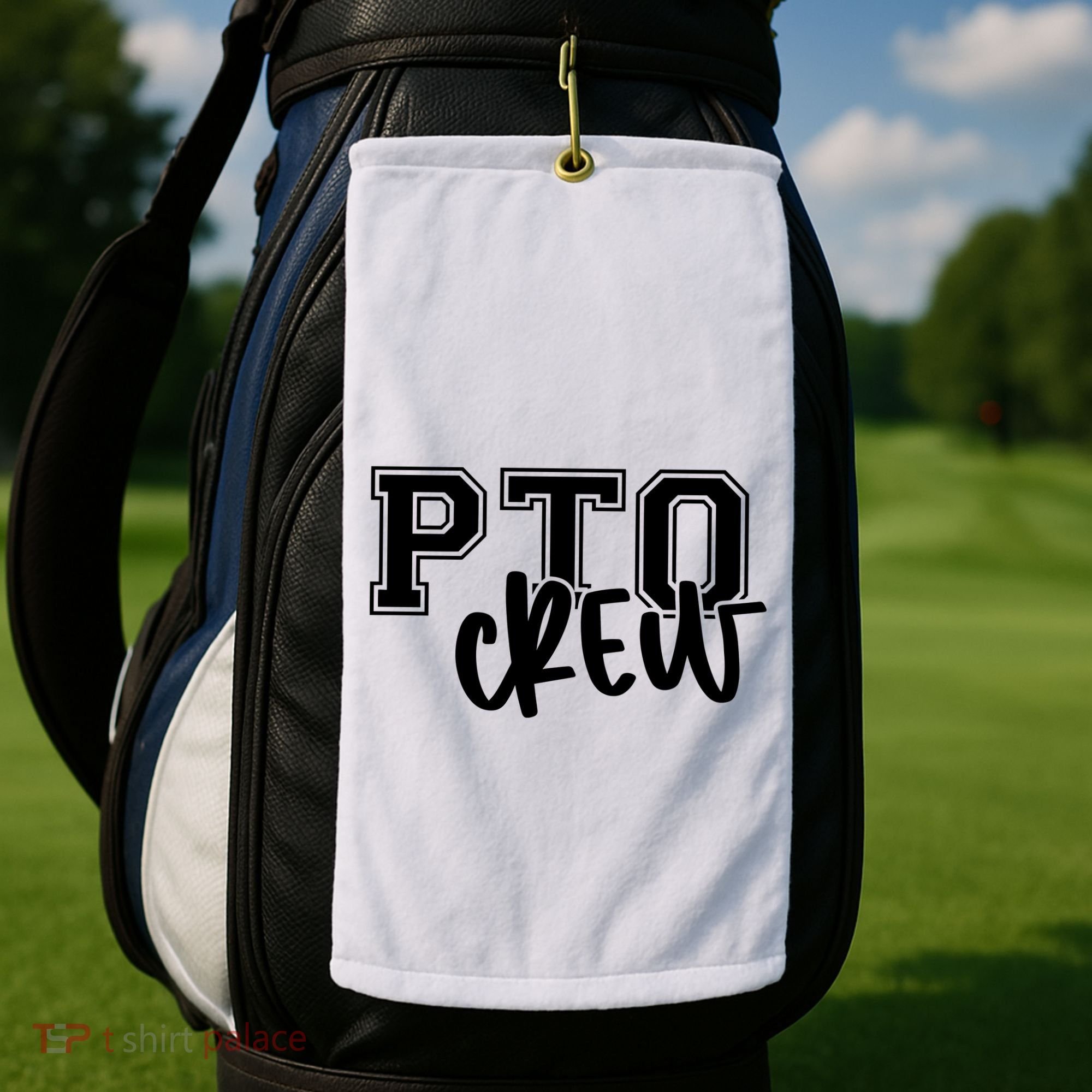Pto Crew Parent Teacher Organization Golf Towel