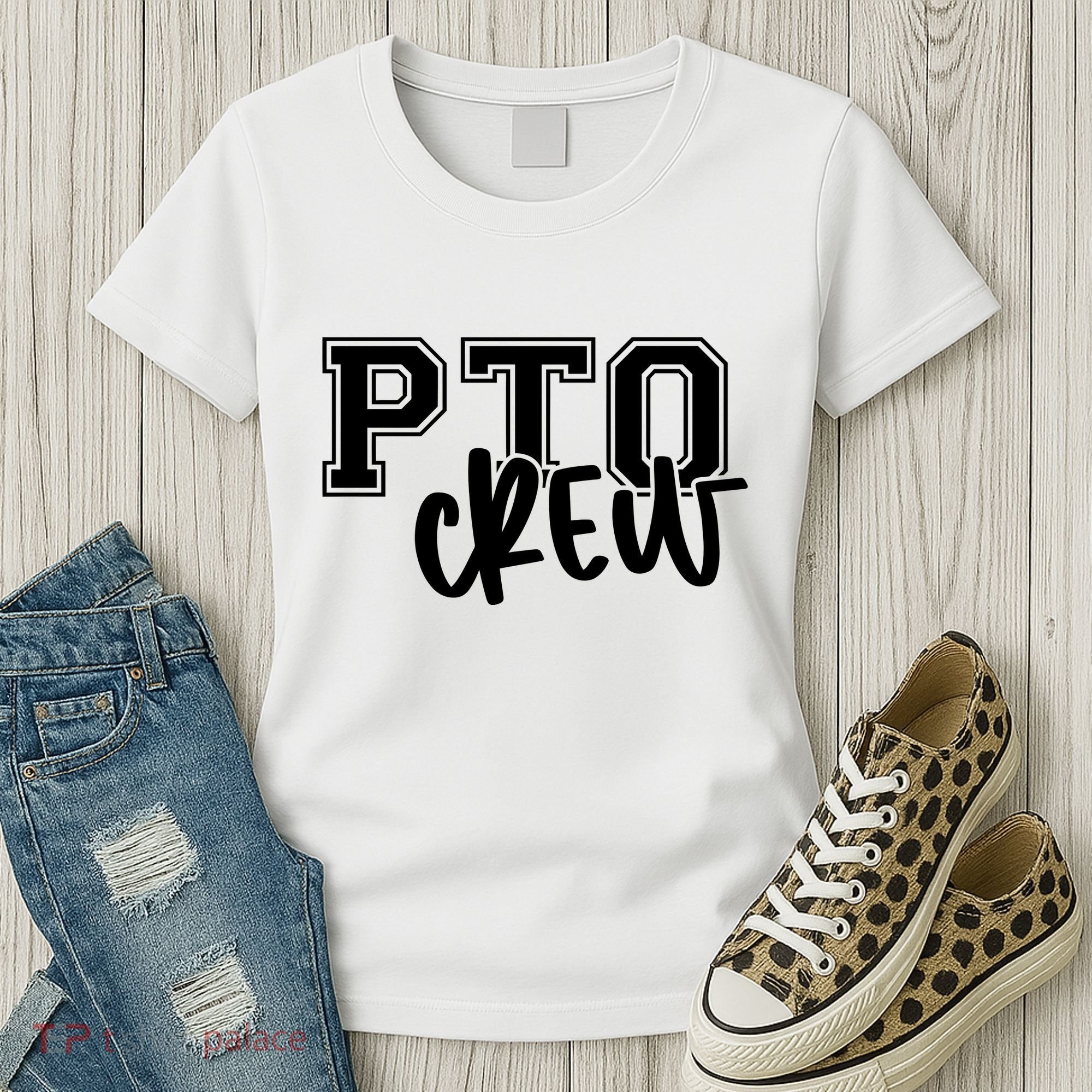 Pto Crew Parent Teacher Organization Women's T-Shirt