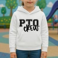 Pto Crew Parent Teacher Organization Kids Hoodie thumb 3