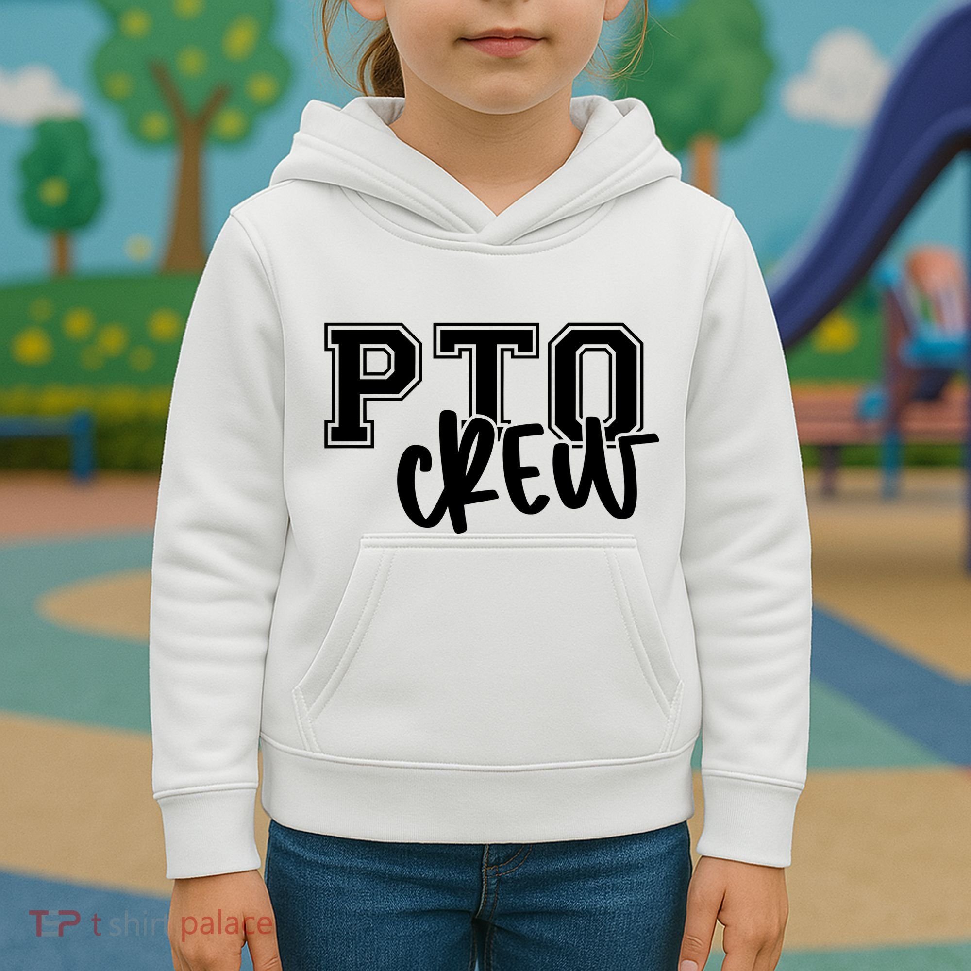 Pto Crew Parent Teacher Organization Kids Hoodie