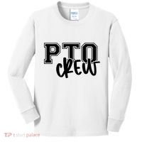 Pto Crew Parent Teacher Organization Kids Long Sleeve Shirt thumb 0