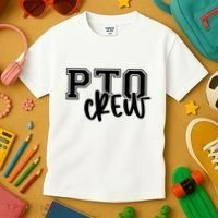 Pto Crew Parent Teacher Organization Kids T-Shirt thumb 3