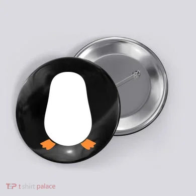 Penguin Costume Button