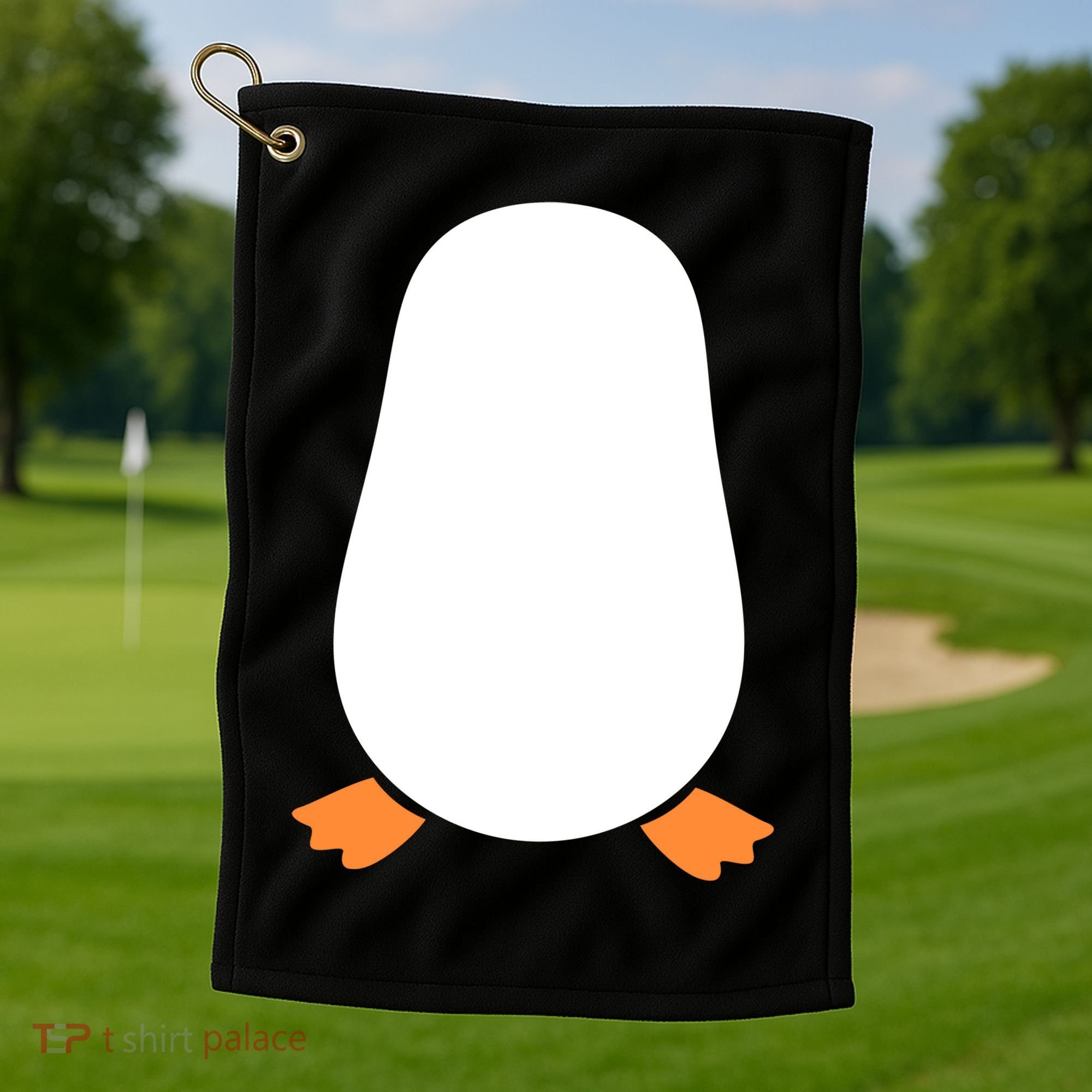 Penguin Costume Golf Towel