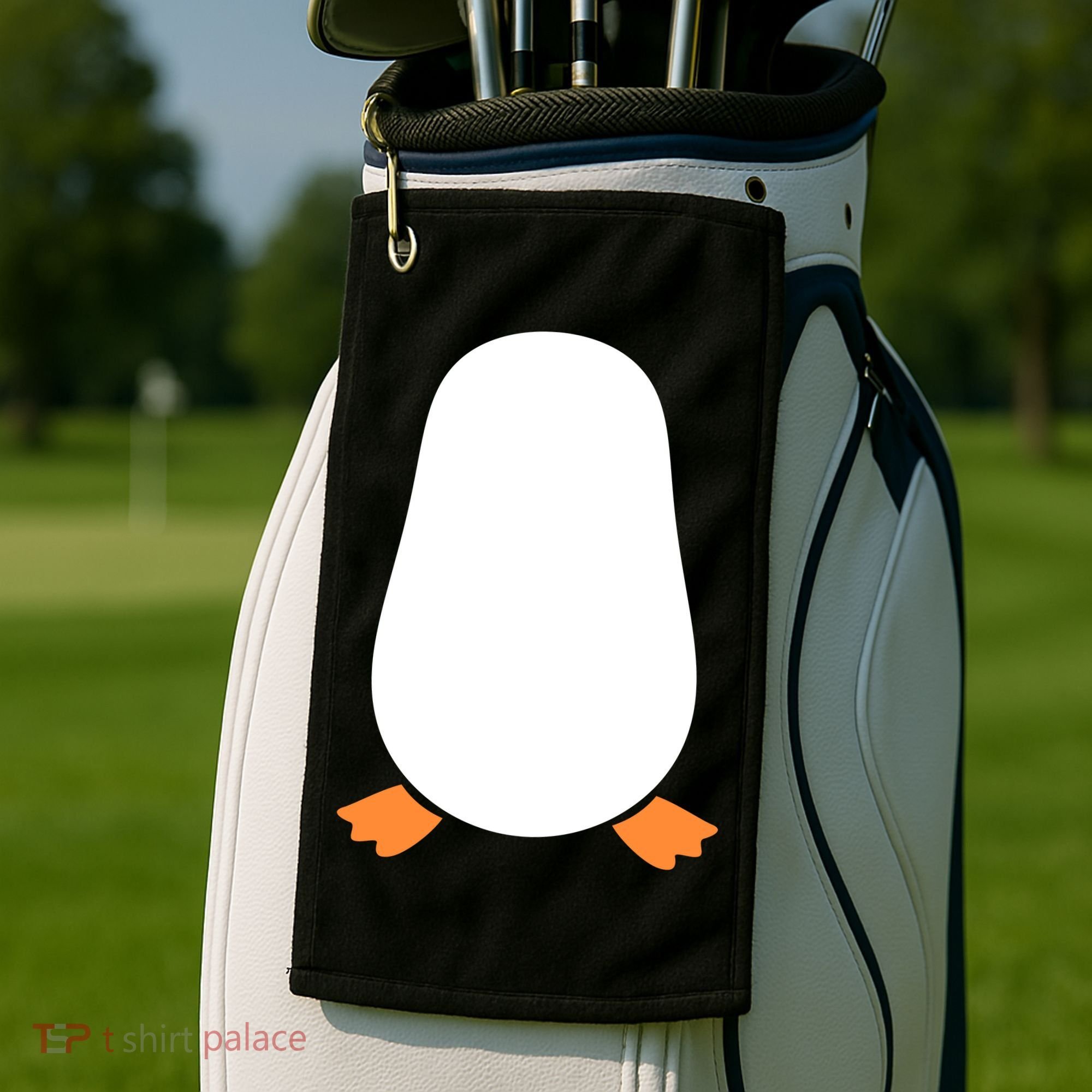 Penguin Costume Golf Towel