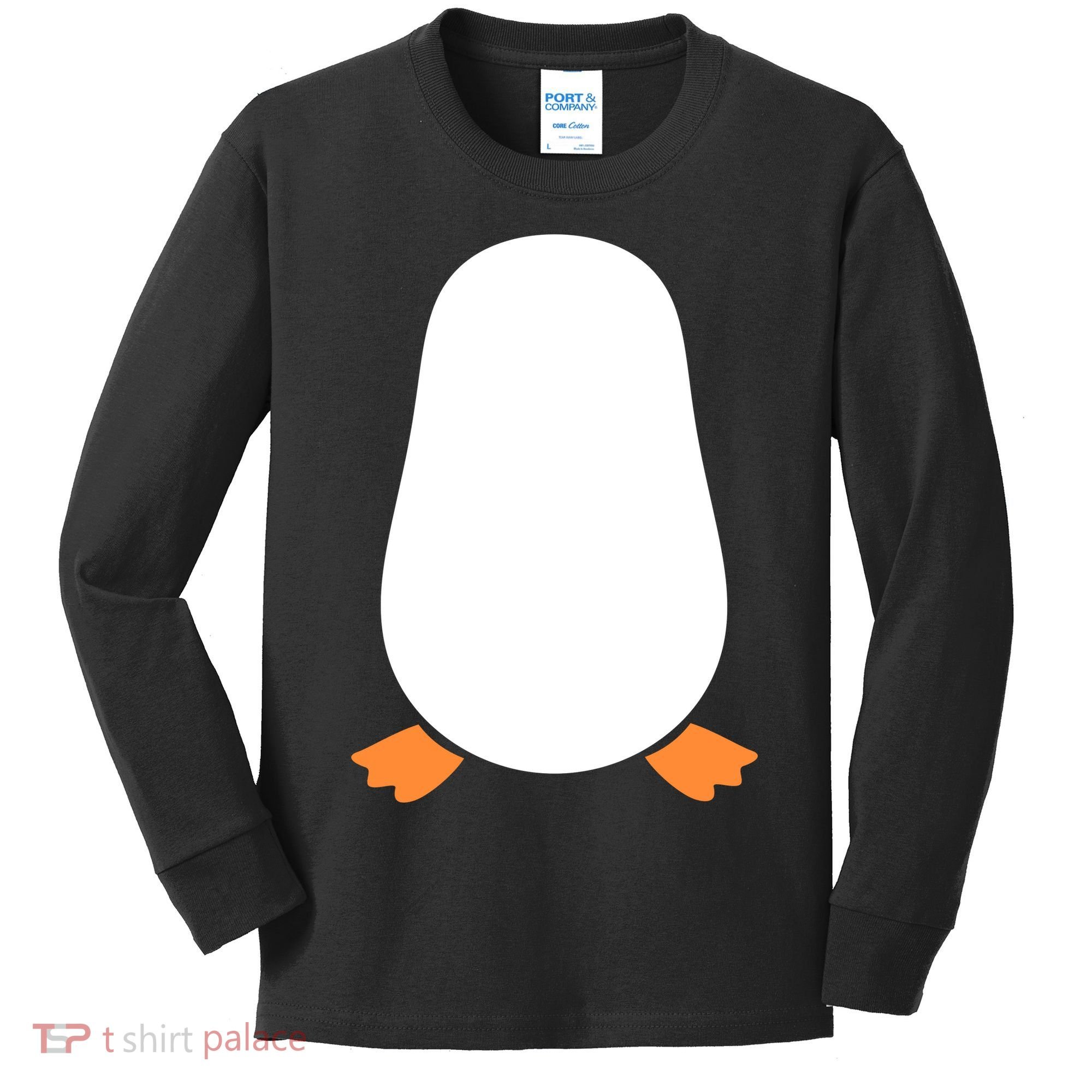 Penguin Costume Kids Long Sleeve Shirt
