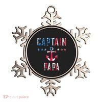 Patriotic C.A.P.T.A.I.N Papa American Superhero Us Flag Ornament thumb 0