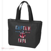 Patriotic C.A.P.T.A.I.N Papa American Superhero Us Flag Tote Bag thumb 3