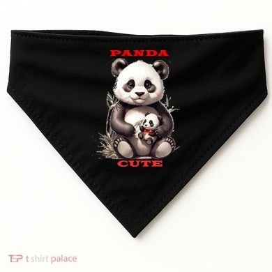 Panda Cute USA-Made Doggie Bandana