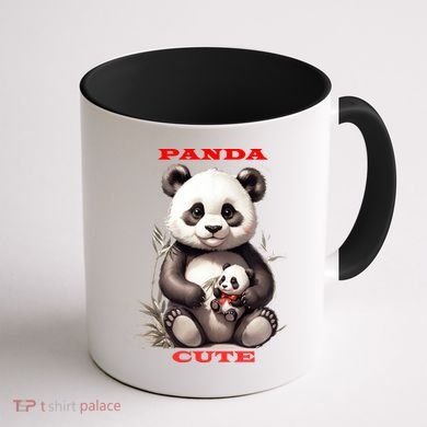 Panda Cute Coffee Mug back