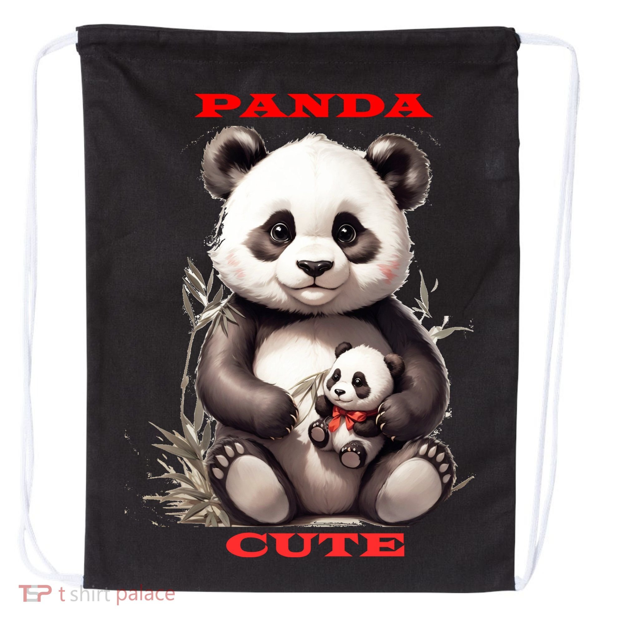Panda Cute Drawstring Bag