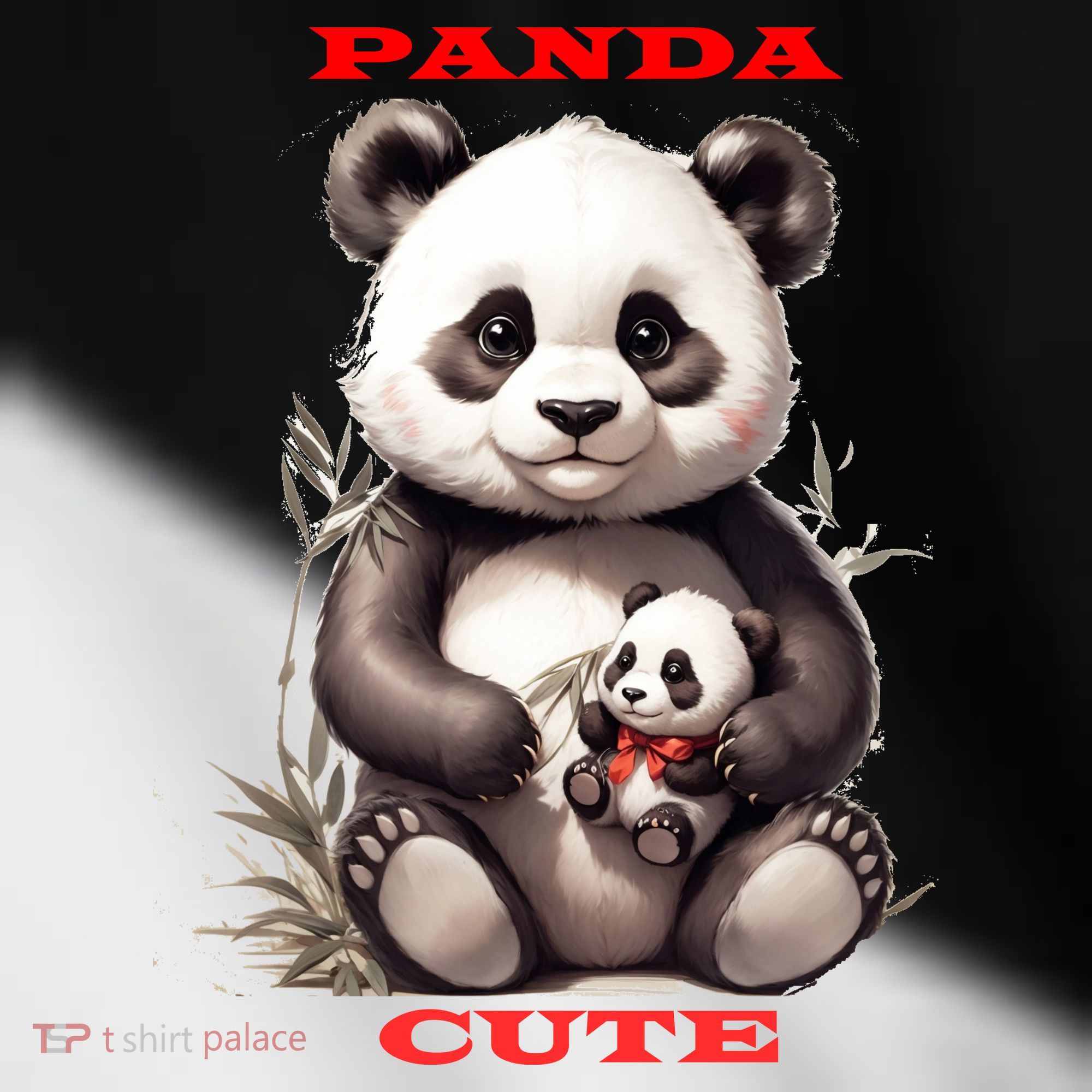 Panda Cute Toddler Fine Jersey T-Shirt