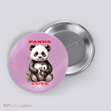 Panda Cute Button