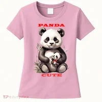 Panda Cute Women's T-Shirt thumb 0