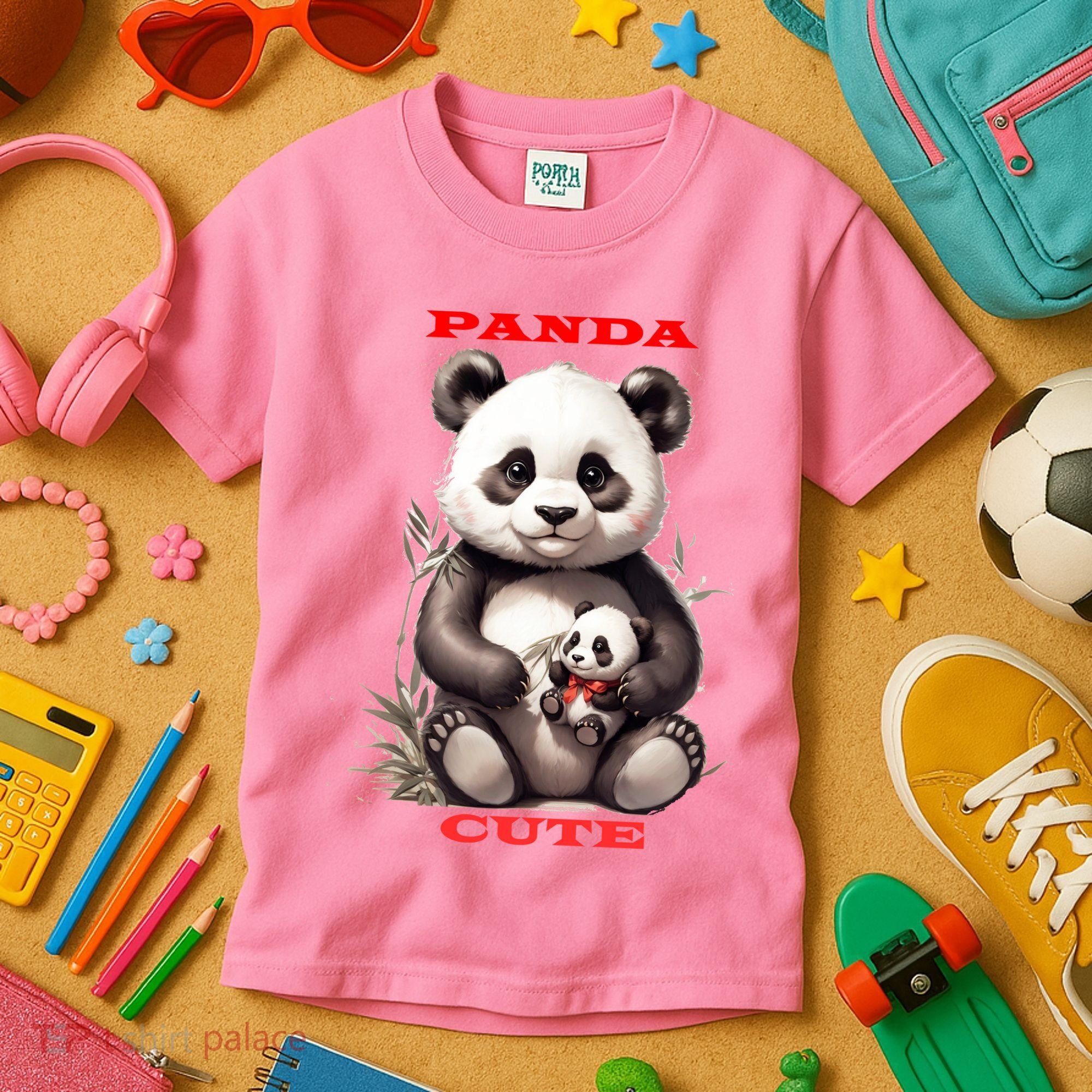 Panda Cute Kids T-Shirt