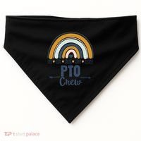 Pto Crew Parent School Volunteer Board Mom Parent Teacher Gift USA-Made Doggie Bandana thumb 0