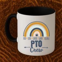 Pto Crew Parent School Volunteer Board Mom Parent Teacher Gift Coffee Mug thumb 2