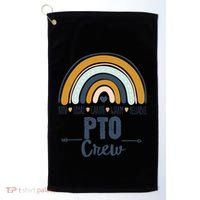 Pto Crew Parent School Volunteer Board Mom Parent Teacher Gift Golf Towel thumb 0