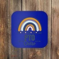 Pto Crew Parent School Volunteer Board Mom Parent Teacher Gift Coaster thumb 0