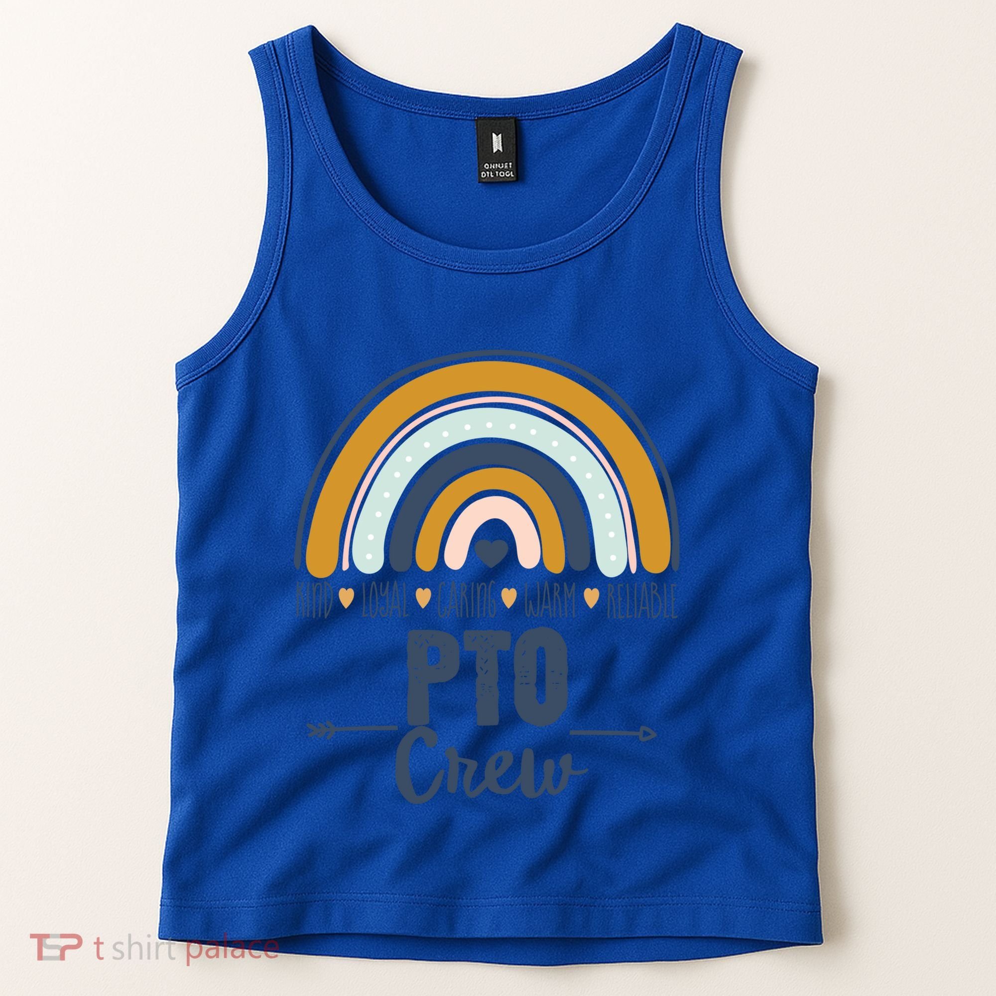 Pto Crew Parent School Volunteer Board Mom Parent Teacher Gift Tank Top