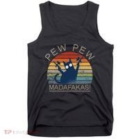 Paintball Cat Pew Pew Madafakas Crazy Cat Funny Paintball Tank Top thumb 0