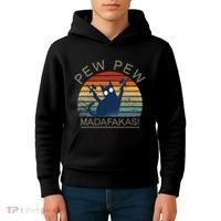 Paintball Cat Pew Pew Madafakas Crazy Cat Funny Paintball Kids Hoodie thumb 4