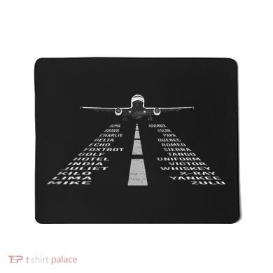Pilot Cadet Phonetic Alphabet Mousepad