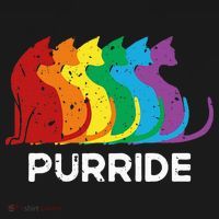 Purride Cat Pride Ally Lgbt Community Rainbow Pride Sweatshirt thumb 3