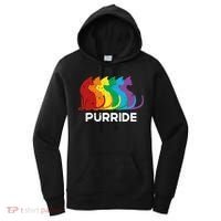 Purride Cat Pride Ally Lgbt Community Rainbow Pride Women's Hoodie thumb 0