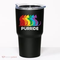 Purride Cat Pride Ally Lgbt Community Rainbow Pride Tumbler thumb 0